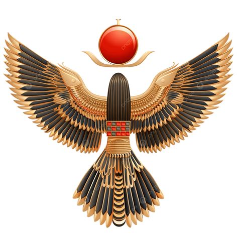 Egyptian Eagle Symbolism Ancient Egypt Eagle God Horus Emblem Coloring