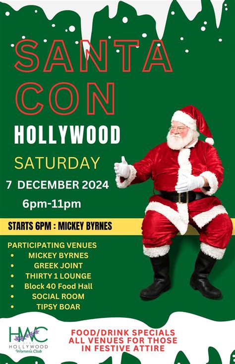 SantaCon Hollywood 2024, Mickey Byrnes Irish Pub, Hollywood, 7 December ...