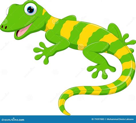Cute Lizard Clipart