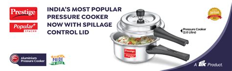 Buy Prestige 2 Litre Aluminium Popular Plus Svachh Outerlid Pressure ...