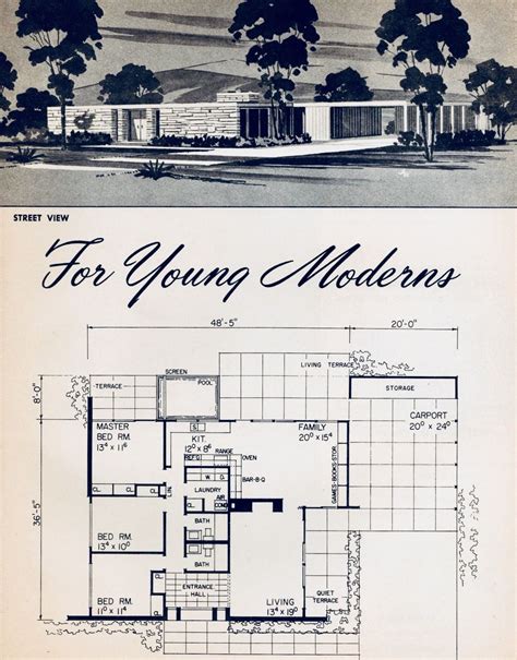 Exploring Mid Century Modern House Floor Plans - House Plans