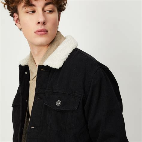 Buy Men Solid Full Sleeves Denim Jacket Online at just Rs. 2099.0 ...