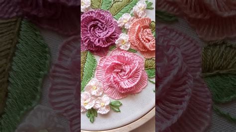 Обзор вышивки. Бразильская вышивка. Brazilian embroidery. #shorts - YouTube