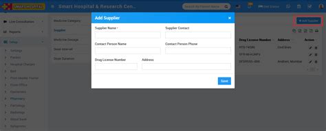 Pharmacy - Smart Hospital : Hospital Management System by QDOCS