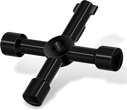 VASADIGITAL 4-Way Multifunctional Key, Cross Wrench, Universal Key for ...