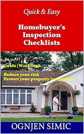 Quick & Easy Homebuyer's Inspection Checklists: Guide | Workbook ...