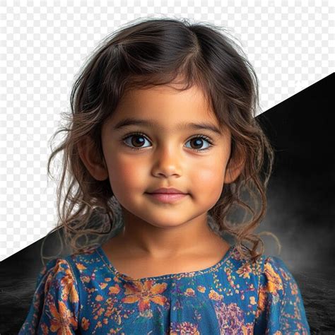 Adorable little girl portrait | Premium AI-generated PSD
