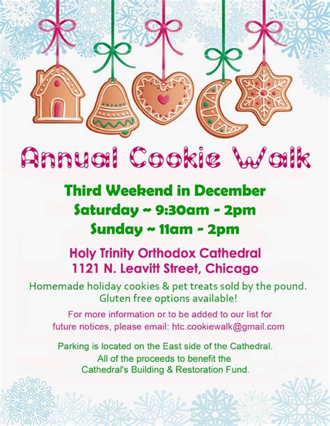 Holy Trinity Orthodox Cathedrals Annual Cookie Walk 2024, Holy Trinity ...