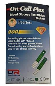 Buy Dr CHEM Gold Standard Blood Glucose Test Strips Plus Lancets - 50 ...