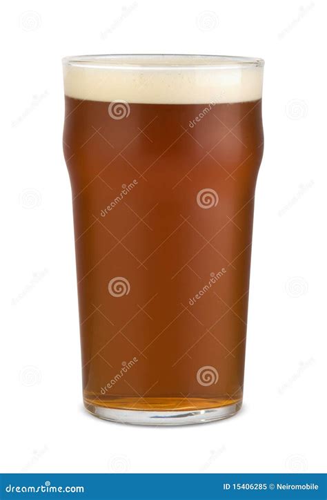 Pint of ale stock image. Image of english, british, dark - 15406285