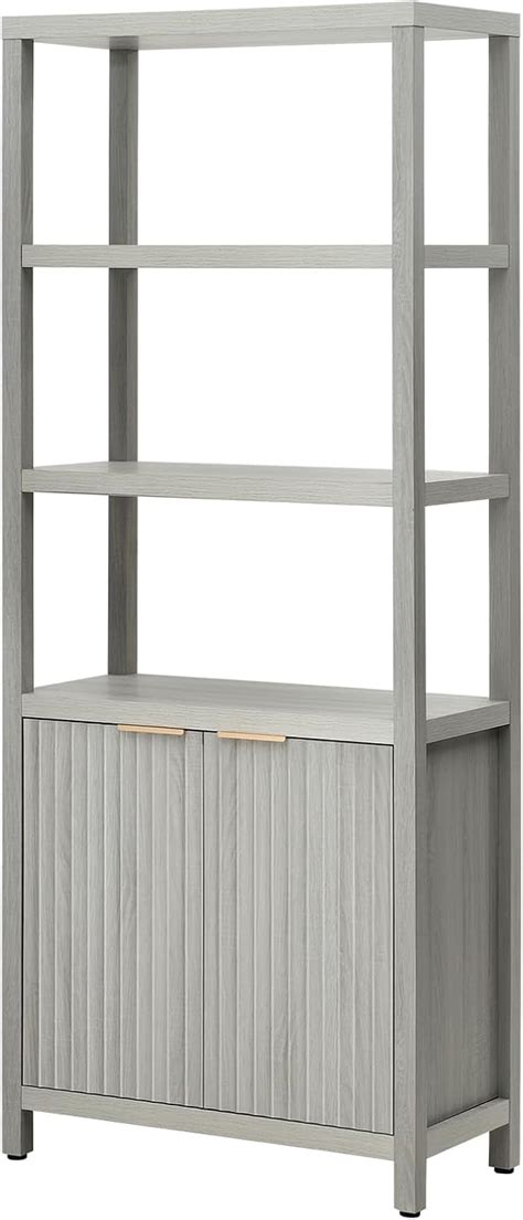 OAKHAM HOME Oxford Bookshelf, Tall Book Shelf with Doors India | Ubuy
