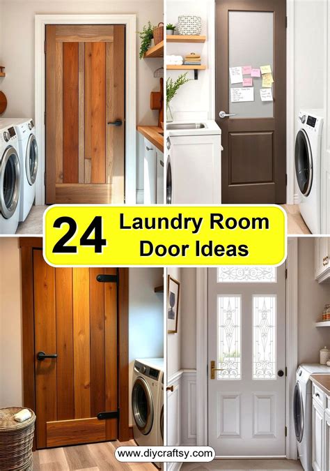 24 Laundry Room Door Ideas to Enhance Function and Style