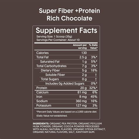 Bellway Super Fiber + Protein Powder (paquete de 2), suplemento de ...