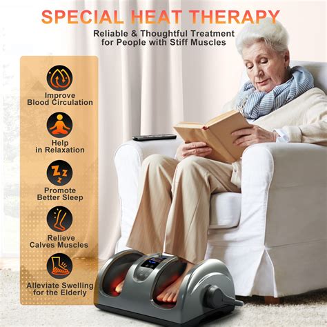 Buy Foot Massager-Shiatsu Foot Massage Machine w/ Heat & Remote 5-in-1 ...
