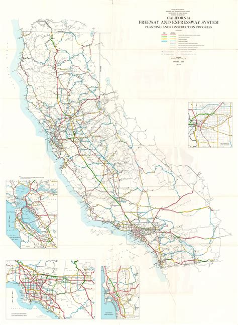 California Freeway Map