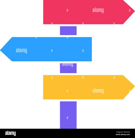 Wooden arrows signs, marks of direction of movement route. Route ...