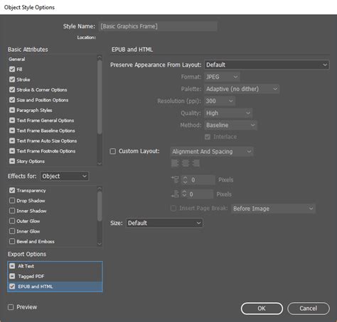 Image result for InDesign Object Styles
