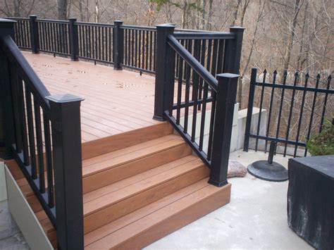 Deck Railing with Black Visit many Deck Railing Ideas http ...