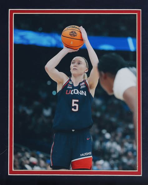 Paige Bueckers Signed Custom Framed Jersey Display with Photos (PSA ...