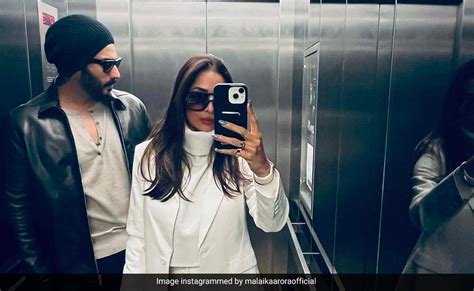 मलाइका अरोड़ा ने अर्जुन कपूर के साथ लिफ्ट में खूब खिंचवाईं सेल्फी, फोटो ...