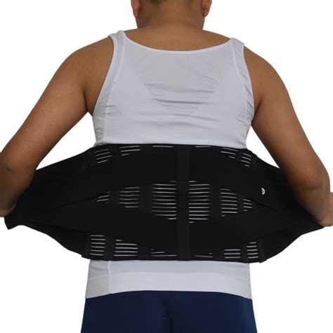 Metal Plates Breathable Fabric Bone Care Tool Back Support Brace ...