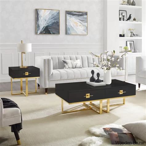 Nicolen Miller Plumeria Coffee and center Table For Living Room Office ...
