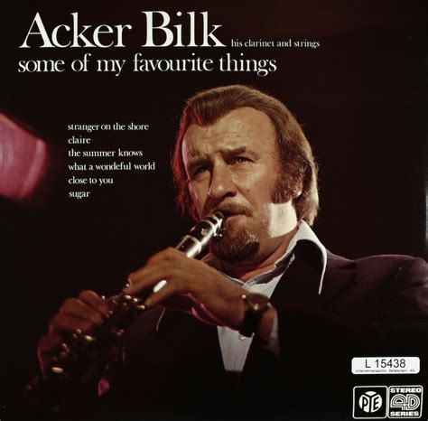 Acker Bilk, His Clarinet And Strings. Some Of My Favourite Things ...