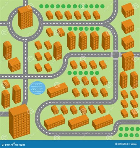 Image result for Basic Blank Town Map