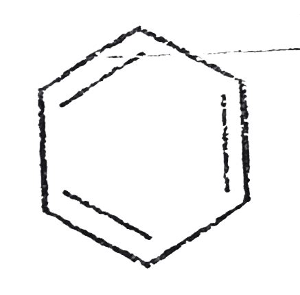 Benzene ring has alternate single and double bonds, yet all the `C-C ...