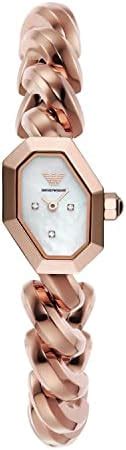 Buy Emporio Armani Stainless Steel Analog Multicolor Dial Women Watch ...