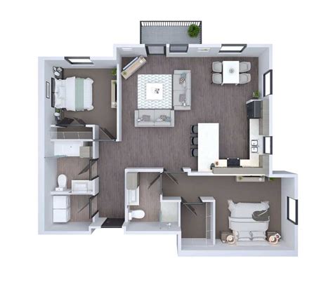 3d floor plan samples | homify