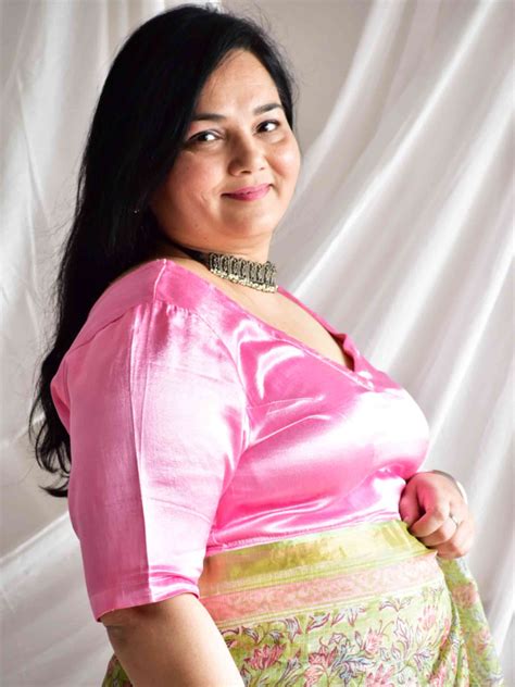 Gulab - Mashru silk blouse