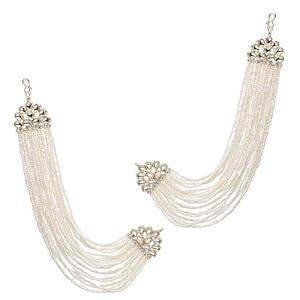 Buy Shining Diva Fashion 18k Gold Plated Bahubali Pearl Chain ...