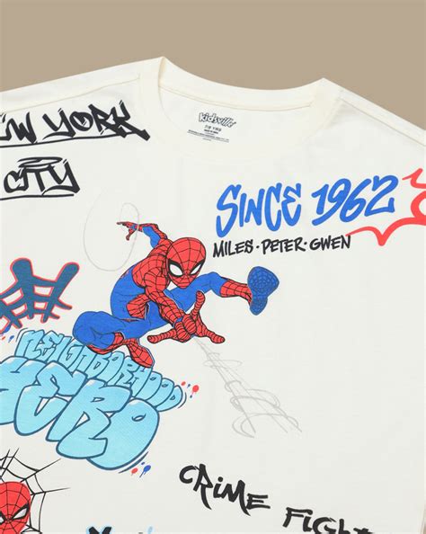 Spiderman Printed Tshirt For Boys – Kidsville
