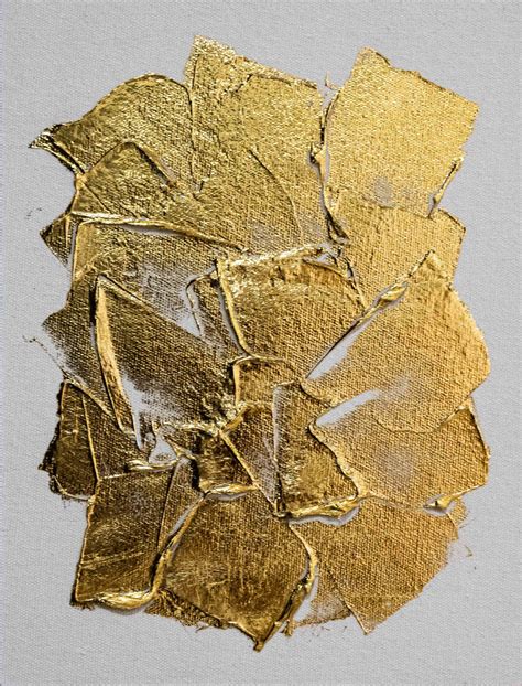 How to make diy gold leaf abstract art love this – Artofit