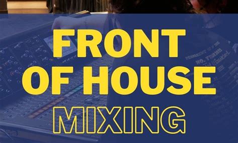 LS 301: Front of House Mixing, 305 Harrison Street, Seattle, Washington ...