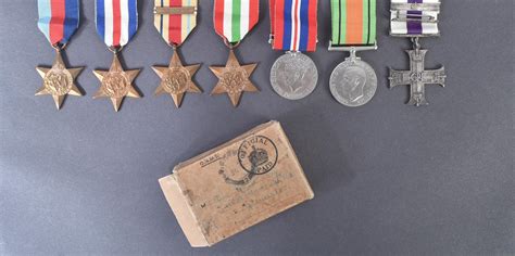 A WWII Second World War medal group with Military Cross awarded to one ...