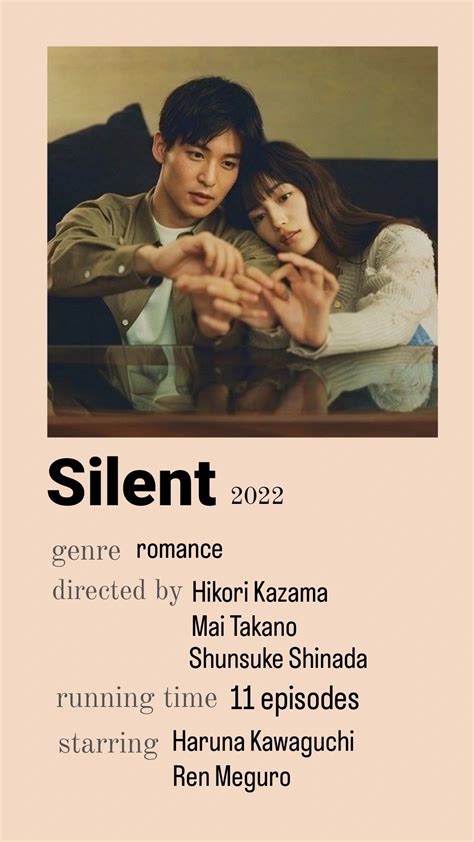 Minimalist polaroid poster of Silent nel 2025 | Dramma