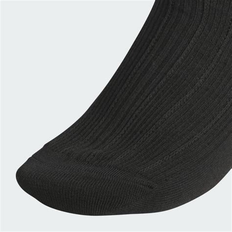 adidas Unisex Originals Ruffle 3-Pack Quarter - Black | Free Shipping ...