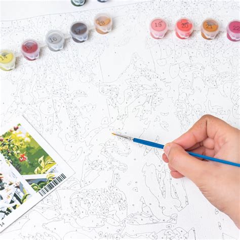 Cozy Cats DIY Paint By Numbers Kit