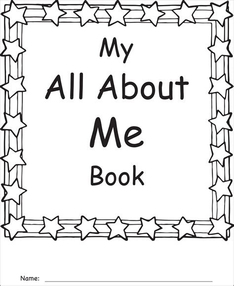 All About Me Printable Book