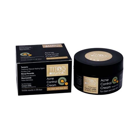 TITO'S ORGANIC Goat Milk Acne Control Cream | 50 gm : Amazon.in: Beauty