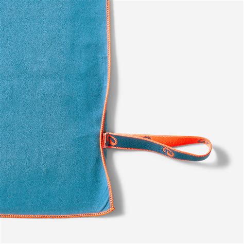 Swimming Microfibre Towel Size XL 110 x 175 cm Blue