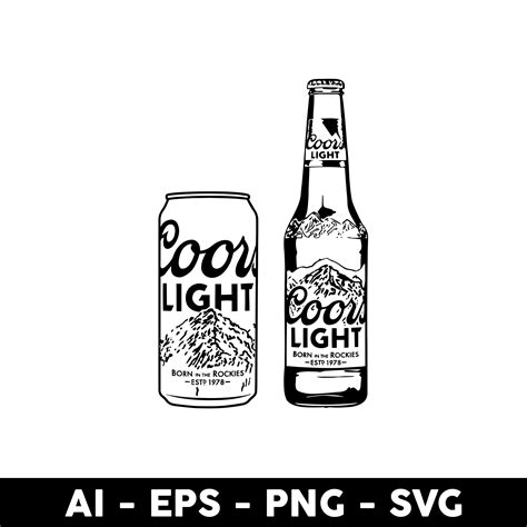 Coors Light Bottle Png
