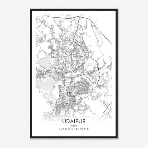 Udaipur - Custom Maps & Posters