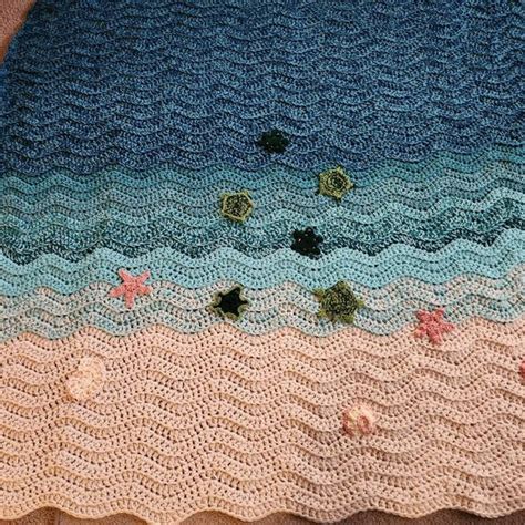 Image result for Crochet Sea Turtle Blanket Pattern