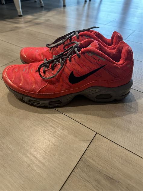 Nike Air Max Plus TN Tuned Flywire Solar Red Athletic Shoes Men’s Size ...