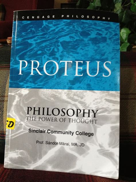 Philosophy: The Power of Thought, Sinclair Community College : Amazon ...