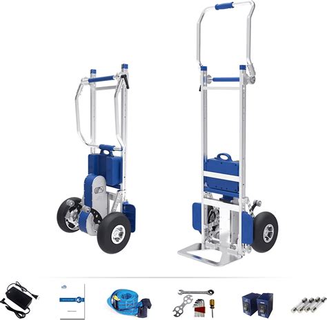 XSTO ZW7170G Motorized Portable Stair Climbing Hand Truck with 375LBS ...