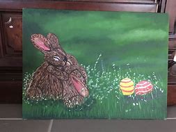 Image result for Easter Bunny Painting On Cereal Box